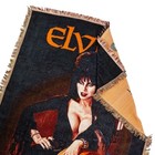 Kreepsville 666 Elvira Mistress Of The Dark Pumpkin Soft Tapestry Throw Fringed