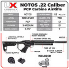 Umarex Notos Carbine  22 Cal Air Rifle Pcp With Pellets  2254847  Display Model