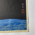 Ohara Koson  shoson  Chrysanthemum Japanese Woodblock Print Pencil Signed Rare