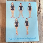 Whitman Ballet Vintage Coloring Book Paper Toy For Ages 4-11