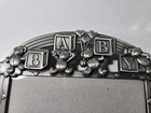 Malden Picture Frame Baby Bears Pewter Color 3 5 X 5 5  Baby Photo Frame Euc 