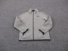 Patagonia Jacket Boys S 7 8 Gray Better Sweater Active Outdoors Hiking 65731