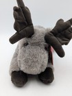 Fao Schwarz Adopt A Pet 15  Lying Moose Plush Stuffed Animal New With Tags