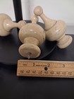 4 Vintage Wood Finials Victorian Furniture Accents 4 Inch