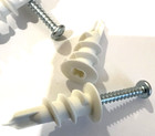 Premium Nylon Plastic Self Drilling Drywall Anchors With Screws  40 Sets