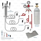 3 Tap Triple Tower Co2 Kegerator Keezer Conversion Kit For Ball Lock Corny Kegs