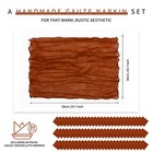 Teruntrue 84 Pack Terracotta Cheese Cloth Napkins 20 X 20 Inch