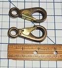 Vintage Nautical Bronze Brass Marine Maritime Clip Clasp Hook Rigging Metal Boat