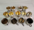 Vintage Silverplate Baby Cups Lot Of 13     1881 Rogers  Wallace  Napier   More