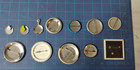 Lot 12 Vintage New York City Buttons Tower Carnegie Hall Nafta Pins Pinback Nyc
