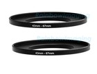  2 Pcs  43-67mm 43 Mm To 67 Mm Metal Step Up Lens Filter Ring Adapter Us Seller