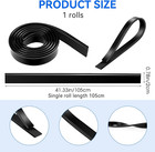 Squeegee Rubber Replacement 41inch Roll Squeegee Blade Silicone Window Rubber     