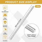 M10x1 25mm 300mm 304 Stainless Steel Fully Threaded Rod