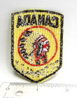 Vintage Canada Jacket Patch Indian Chief Tribal Canadian Travel Souvenir B