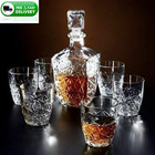 Liquor Whiskey Decanter Vintage Glass Crystal Bottle Wine Stopper Bar Scotch Rum