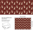  Wrapping Paper For Women Girls Boys Men - Vintage Christmas Kraft Christmas