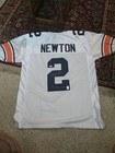 Cam Newton Auto Custom White  2 Auburn Tigers Football Jersey 2010 Heisman Coa