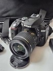 Nikon D5300 Dslr Camera Kit Black  af-s Dx 18-55mm F 3 5-5 6g Lens  With Bag