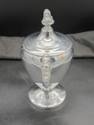 Vintage Cromwell Chromium Silverplate- Sugar Bowl Urn Style Handles W lid 