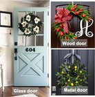 Wreath Hanger  Adjustable Over The Door Wreath Hanger