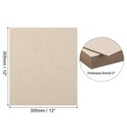 0 12 x12 x12  Book Board  20 Pack Chipboard Sheets Book Binding Board  Gray