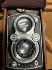Rolleiflex Drp 648307 Drgm Camera Leather Case Extra Lens All Original Paperwork