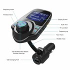 Wireless In-car Bluetooth Fm Transmitter Mp3 Radio Adapter Car Kit  Usb Charger