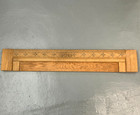 Antique Carved Oak Wooden Mantel Part Architectural Salvage Molding Ledge 40 X 6