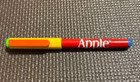 Apple Computer Old Logo Rainbow Color Twisted Ballpoint Pen no Box  Vintage Rare