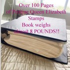 Antique Queen Elizabeth Stamp Book Collection 100  Pgs  Pristine Silver Jubilee