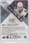 2016-17 Sp Game Used Authentic Rookies Blue Dylan Strome  113 Rookie Auto Rc