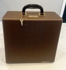 Vintage Remington Travel- Riter 1950s Portable Typewriter  Original Case And Key