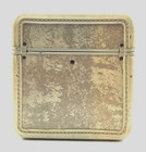 Vintage 1950s Samsonite Shwayder Bros Train Case  Marbled Cream  No Key Or Tray