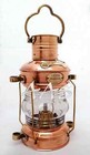 6  Brass   Copper Anchor Boat Light Oil Lamp Nautical Maritime Ship Lantern