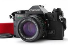 near Mint  Canon Ae-1 Program Slr 35mm Film Camera New Fd 50mm F1 4 From Japan