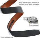Ratchet Belt Replacement Strap 1 3 8     Leather Belt Strap For 40mm Slide Click B