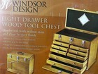 8 Drawer Wood Tool Chest Solid Hardwood Storage Organizer Top Box Workbench