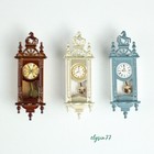 1 12 Scale Dollhouse Miniature Accessories Vintage Roman Clocks Pendant Decor