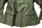 Wwii German Heer Waffen M1936 M36 Wool Combat Field Grey Tunic-large