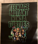 Vintage Teenage Mutant Ninja Turtles Movie Vhs Poster 17  X 22  Tmnt Live Action