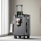 20inch Carry On Suitcase Hardshell Zippered Model  Luggage blue 