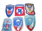 Orig  Lot Of 9 Korean War Era Cut Edge Us Army Airborne Patches 508th 187th Dr2