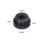 1mod 32t Pinion Gear 10mm Bore 45  Steel Motor Rack Spur Gear With Step  2 Set