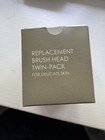 Nib Clarisonic Replacement Brush Head Twin Pack For Delicate Skin - Set Of 2