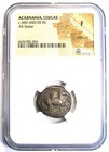 Acarnania Leucas Ar Stater 480 Bc Pegasus And Athena Coin - Certified Ngc Fine