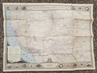 National Geographic Original Jun 1940 Map Of The Southwestern United States