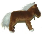 Russ Berrie Yomiko Classics Palomino Horse Plush 9 5  Lovey Brown White W tags