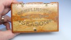 Antique Hinged Cigar Box Holiday Season Il Estate Box