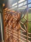Japanese Shoji Teak 6 Panel Divider Mid Century Modern 1960 s Excellent Shape 