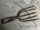 Antique 5-tine Fish Eel Frog Gig Tool Spear Head Hand Forged Fishing Tool Fork